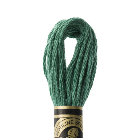 DMC 6 strand embroidery floss mouline 117 3815 Dark Celadon Green