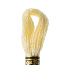 DMC 6 strand embroidery floss mouline 117 3823 Ultra Pale Yellow