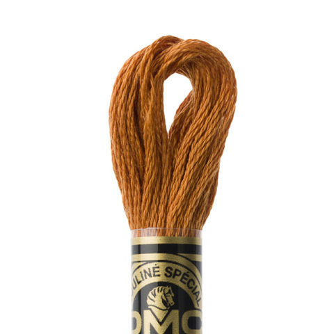 DMC 6 strand embroidery floss mouline 117 3826 Golden Brown