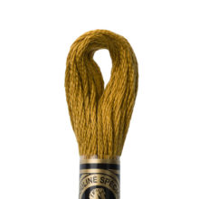 DMC 6 strand embroidery floss mouline 117 3829 Very Dark Old Gold