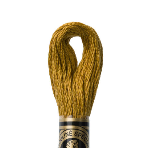 DMC 6 strand embroidery floss mouline 117 3829 Very Dark Old Gold