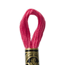 DMC 6 strand embroidery floss mouline 117 3832 Medium Raspberry