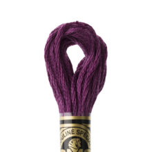 DMC 6 strand embroidery floss mouline 117 3834 Dark Grape