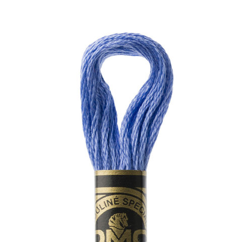 DMC 6 strand embroidery floss mouline 117 3839 Medium Lavender Blue