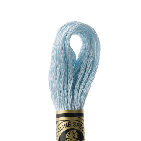 DMC 6 strand embroidery floss mouline 117 3841 Pale Baby Blue