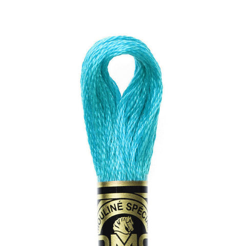 DMC 6 strand embroidery floss mouline 117 3845 Medium Bright Turquoise
