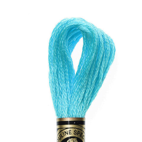 DMC 6 strand embroidery floss mouline 117 3846 Light Bright Turquoise