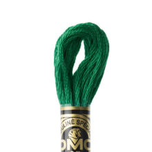 DMC 6 strand embroidery floss mouline 117 3850 Dark Bright Green