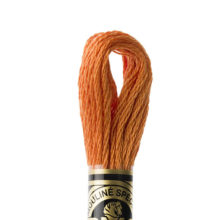 DMC 6 strand embroidery floss mouline 117 3853 Dark Autumn Gold