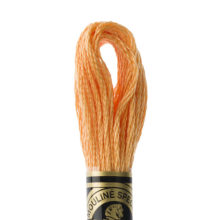 DMC 6 strand embroidery floss mouline 117 3854 Medium Autumn Gold