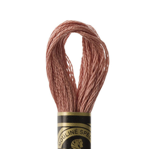 DMC 6 strand embroidery floss mouline 117 3859 Light Rosewood
