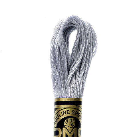 DMC 6 strand embroidery floss mouline 117 415 pearl gray