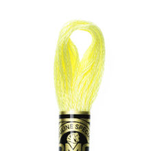 DMC 6 strand embroidery floss mouline 117 445 light lemon