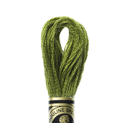 DMC 6 strand embroidery floss mouline 117 469 avocado green