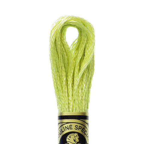 DMC 6 strand embroidery floss mouline 117 472 ultra light avocado green