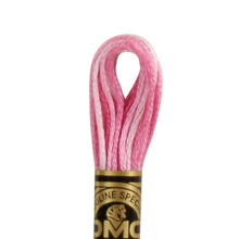 DMC 6 strand embroidery floss mouline 117 48 variegated baby pink