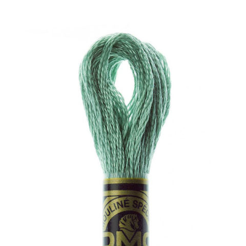 DMC 6 strand embroidery floss mouline 117 503 Medium Blue Green
