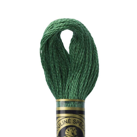 DMC 6 strand embroidery floss mouline 117 505 Dark Grass Green