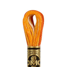 DMC 6 strand embroidery floss mouline 117 51 variegated burnt orange