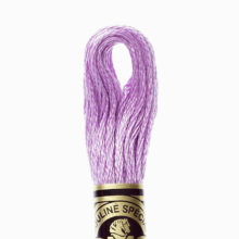 DMC 6 strand embroidery floss mouline 117 554 Light Violet
