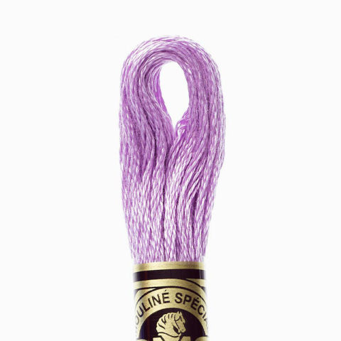 DMC 6 strand embroidery floss mouline 117 554 Light Violet