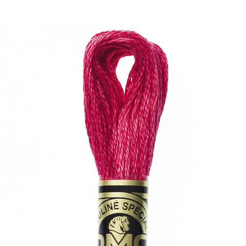 DMC 6 strand embroidery floss mouline 117 600 Very Dark Cranberry