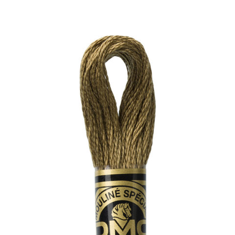 DMC 6 strand embroidery floss mouline 117 610 Dark Drab Brown