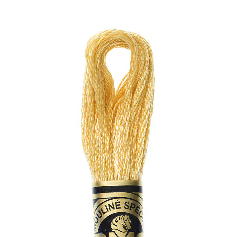 DMC 676 Pearl Cotton Thread Size 8 Light Old Gold 