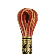 DMC 6 strand embroidery floss mouline 117 69 variegated terra cotta