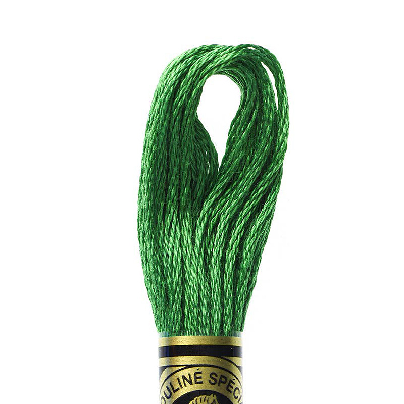 DMC 6 Strand Cotton Embroidery Floss / 700 Bright Green