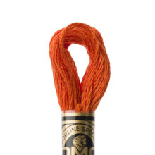 DMC 6 strand embroidery floss mouline 117 720 Dark Orange Spice