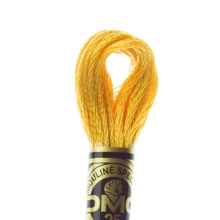 DMC 6 strand embroidery floss mouline 117 728 Golden Yellow