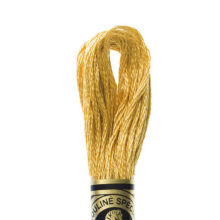 DMC 6 strand embroidery floss mouline 117 729 Medium Old Gold