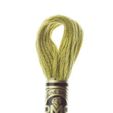 DMC 6 strand embroidery floss mouline 117 734 Light Olive Green