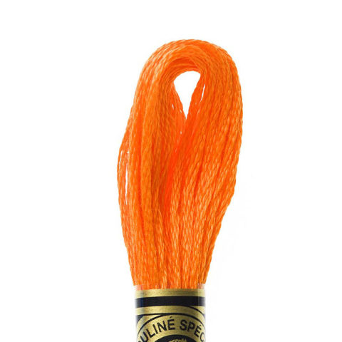 DMC 6 strand embroidery floss mouline 117 740 Tangerine