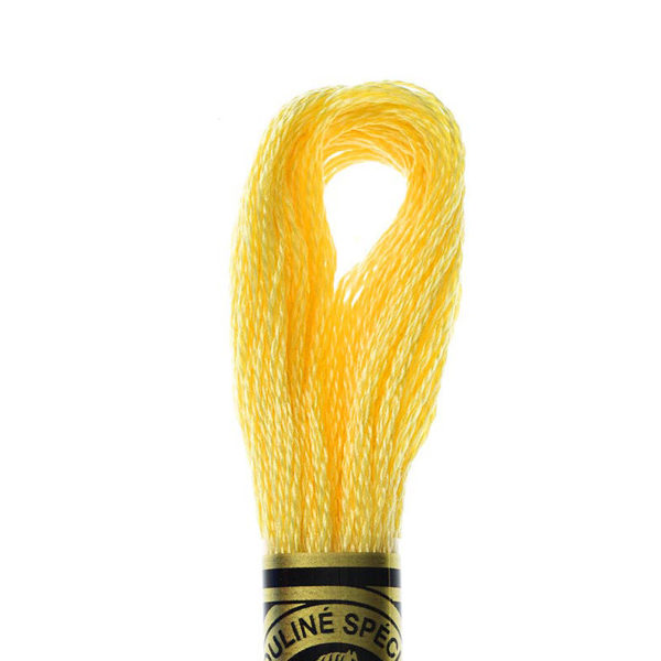 DMC 744 Pale Yellow (6strand cotton floss) Maydel