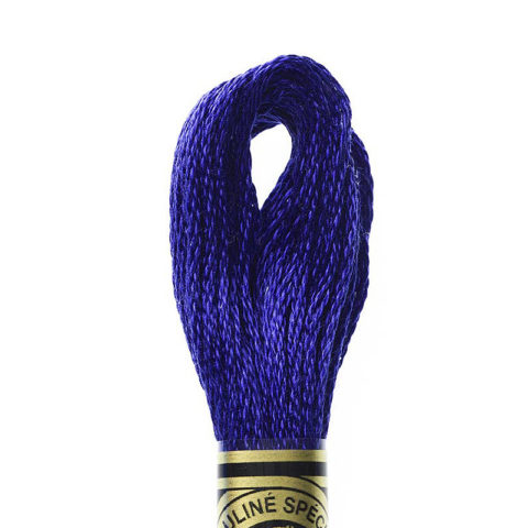 DMC 6 strand embroidery floss mouline 117 796 Dark Royal Blue