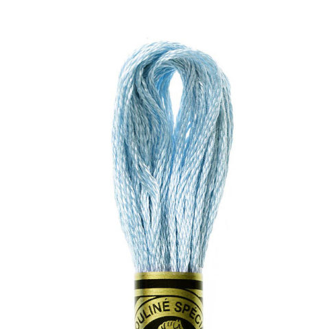 DMC 6 strand embroidery floss mouline 117 800 Pale Delft Blue