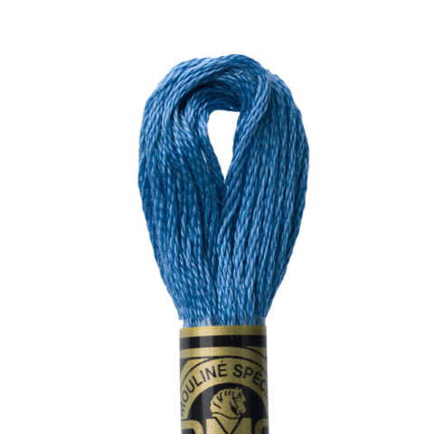 DMC 6 strand embroidery floss mouline 117 806 Dark Peacock Blue