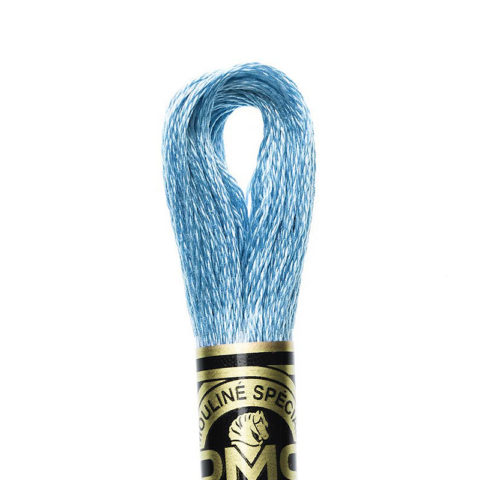 DMC 6 strand embroidery floss mouline 117 813 Light Blue