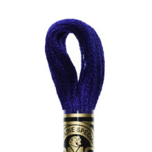 DMC 6 strand embroidery floss mouline 117 820 Very Dark Royal Blue