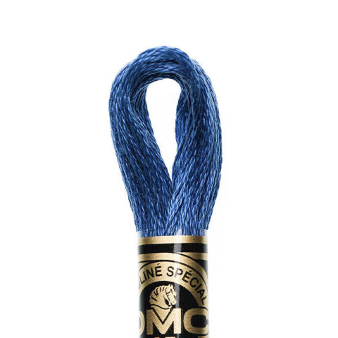DMC 6 strand embroidery floss mouline 117 825 Dark Blue