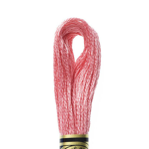 DMC 6 strand embroidery floss mouline 117 899 Medium Rose