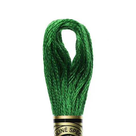 DMC 6 strand embroidery floss mouline 117 909 Very Dark Emerald Green