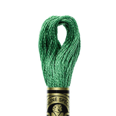 DMC 6 strand embroidery floss mouline 117 911 Medium Emerald Green