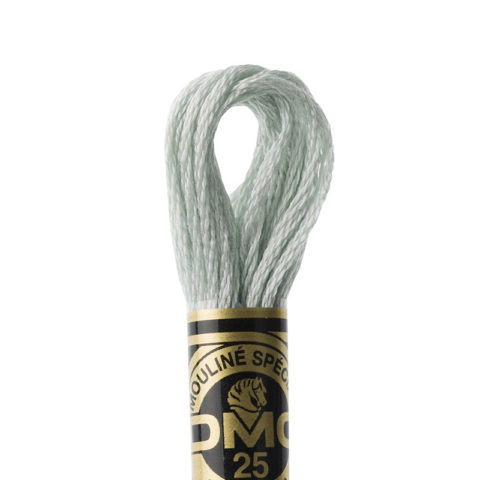 DMC 6 strand embroidery floss mouline 117 928 Very Light Grey Green