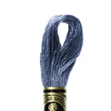DMC 6 strand embroidery floss mouline 117 931 Medium Antique Blue