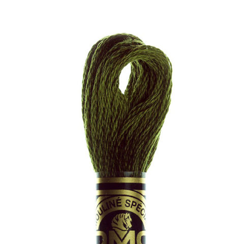 DMC 6 strand embroidery floss mouline 117 936 Very Dark Avocado Green