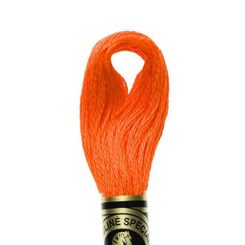 DMC 6 strand embroidery floss mouline 117 947 Burnt Orange