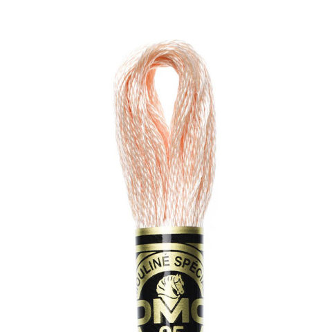 DMC 6 strand embroidery floss mouline 117 948 Very Light Peach